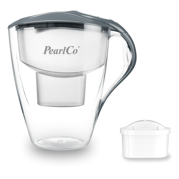 PearlCo Water Filter Jug Family LED Unimax - 4 Litre - Grey