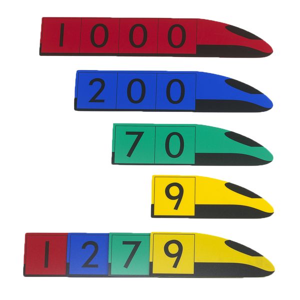 EDX Education Demo Place Value Trains (Thousands): 27 Pieces