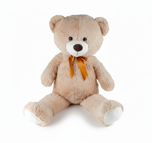 Fluffy Jumbo Plush Bear 100 cm - Soft Cuddly Toy for Kids