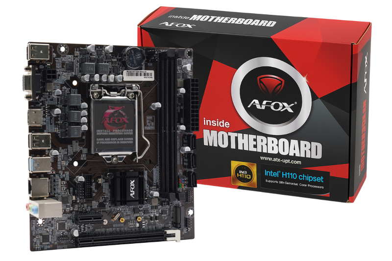 AFOX IH110D4-MA2-V4 Micro-ATX Motherboard - Socket 1151- Intel H110 Chipset