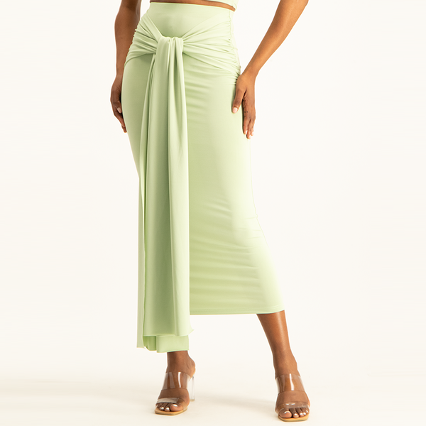 Women Midi Spandex, Polyester Skirt