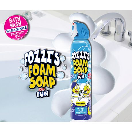 Fozzi's Foam For Fun Brilliant Blue 340ml - Foaming Bath Soap for