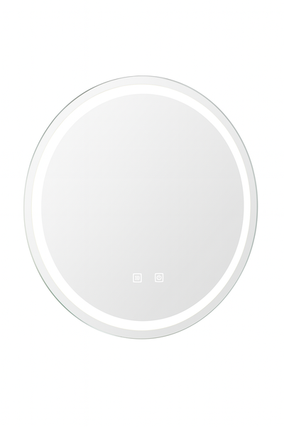 Circle Modern Touch-Control LED &amp; Anti-Fog Technology - 60cm Mirror Cabinet