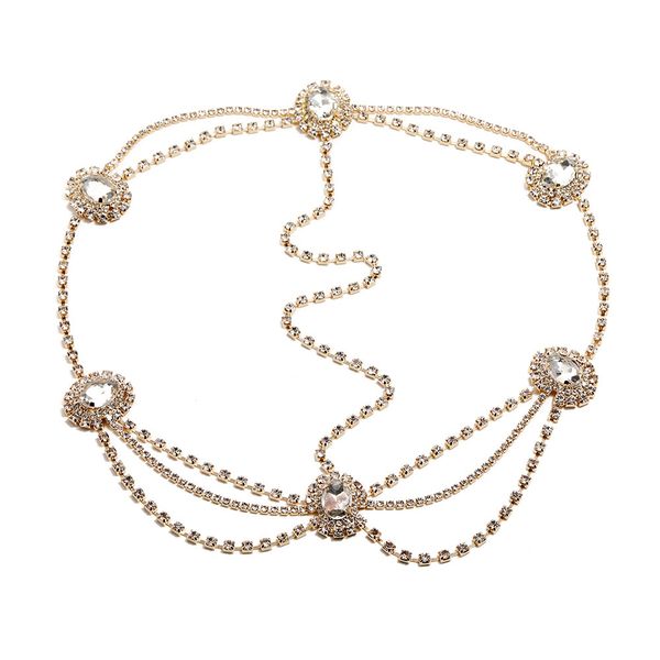 Bridal Hair Piece - Wedding Headpiece - Head Chain - Bohemian Hair Jewelry Boho