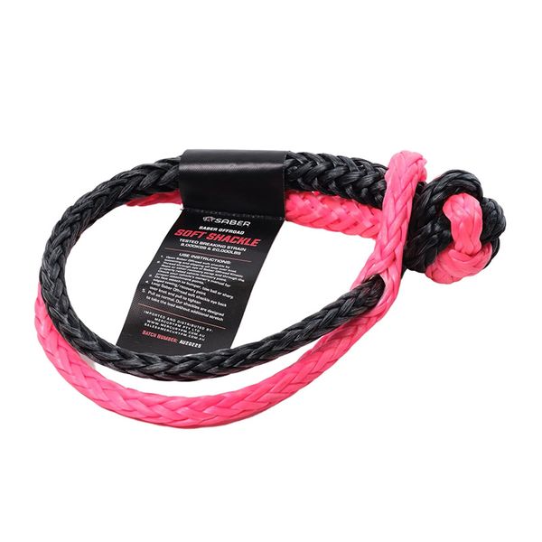 Saber 9,000 KG SaberPro Soft Shackle - Pink &amp; Black