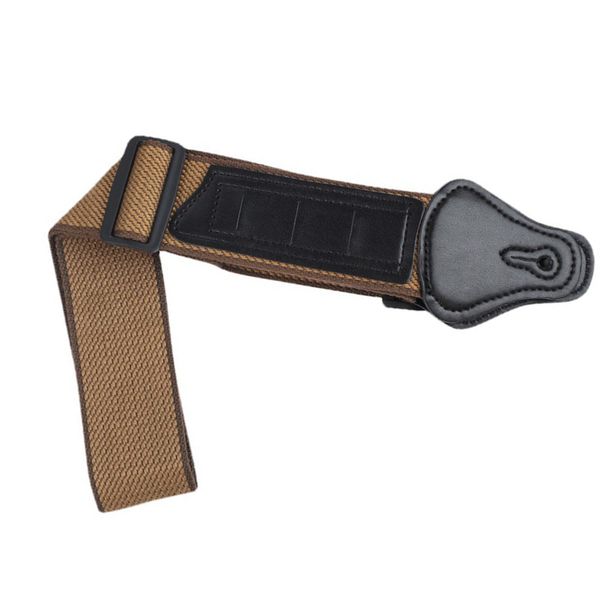 Stretch Guitar Strap Double Sided Cotton Black White