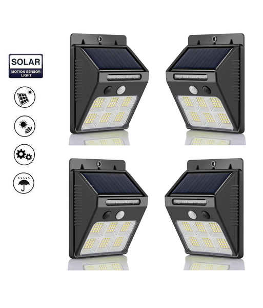 96 LED Solar Energy Induction Lamp With Motion Sensor - YX-601 (4 PACK)