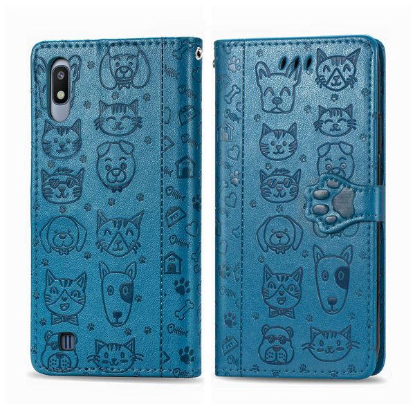 Cat and Dog Leather Flip Case Compatible With Samsung Galaxy Z Fold 3 Cover