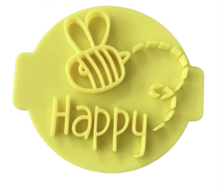 Hubbe Bee Happy Cookie Embosser image