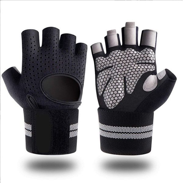 Workout Gloves Weight Lifting Exercise Gym Padded Gloves with Wrist Support