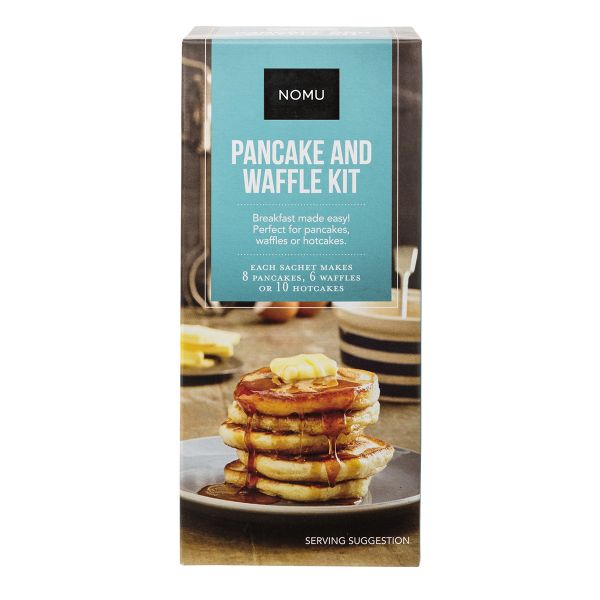 NOMU Pancake and Waffle Baking Kit 300g