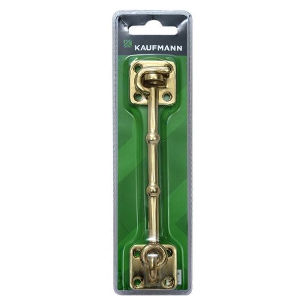 Kaufmann - Cabin Hook 150mm Brass Plated -Zamac - 2 Pack