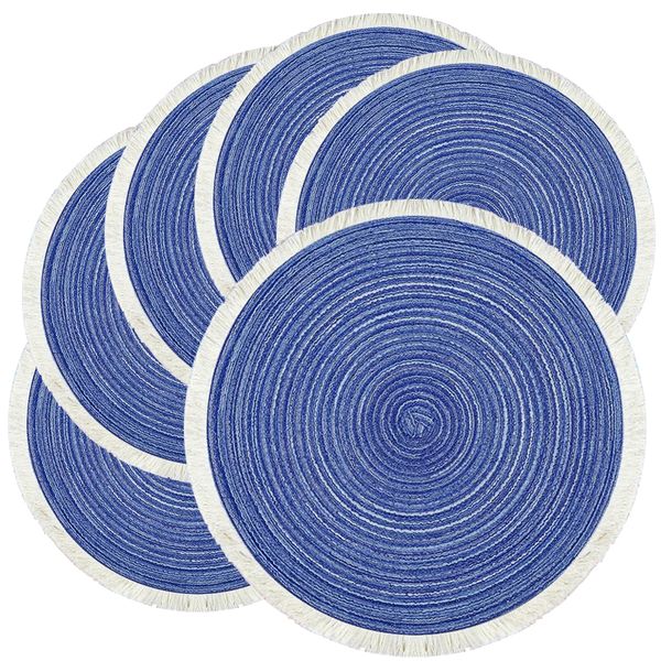 Set of 6 - Round Table Mats for Dining Tables