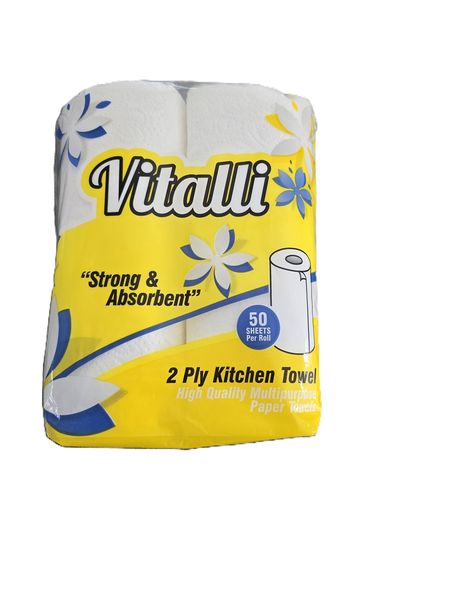 Vitalli Kitchen Towels - 2 Pack (2 Ply)