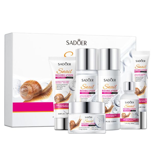 Moisturizing Snail Skin Care Set Nourish Skin Repair Anti Wrinkle For Women