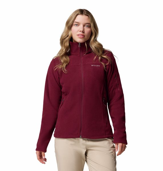Columbia Women's Fast Trek II Fleece Jacket Rich Wine
