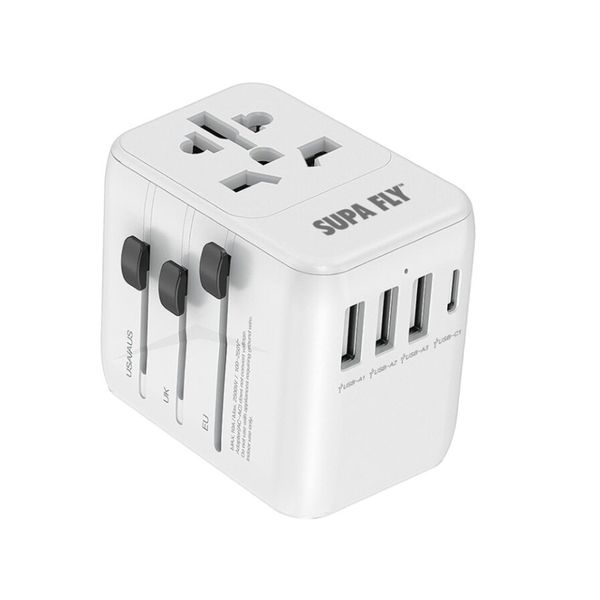SUPA FLY World Wide Travel Adapter (USA, AUS, Europe)