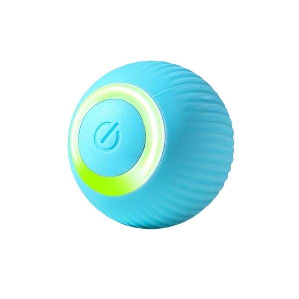 Smart Interactive Dog Toy Ball, CatToy Ball - Bounce, Vibrate, Roll - Blue