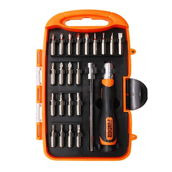 23 Piece Mini Screwdriver &amp; Bits Tool Set