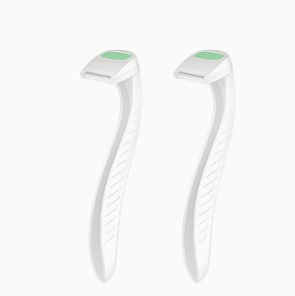 2 Pieces Bikini Trimmer, Portable Travel T-Type Razors , Body Hair Removal