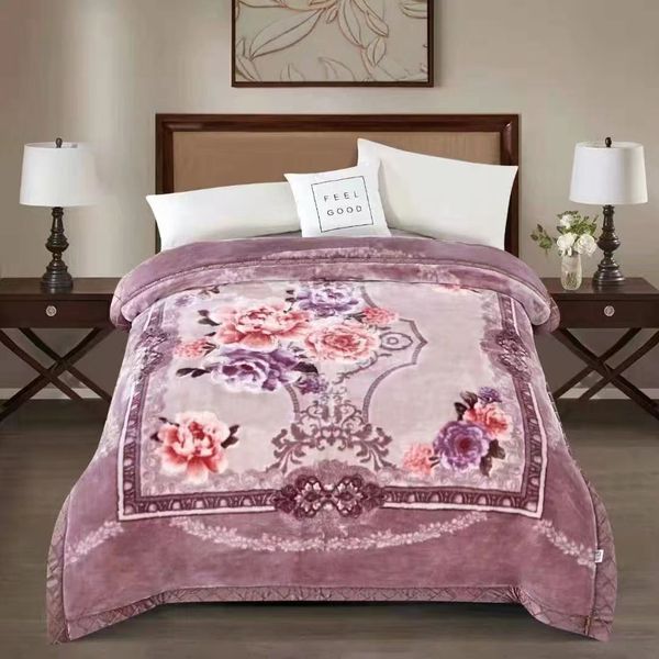 Cozy Double-Layered Bliss: 2-Ply Blanket -ZMBO 2PLY