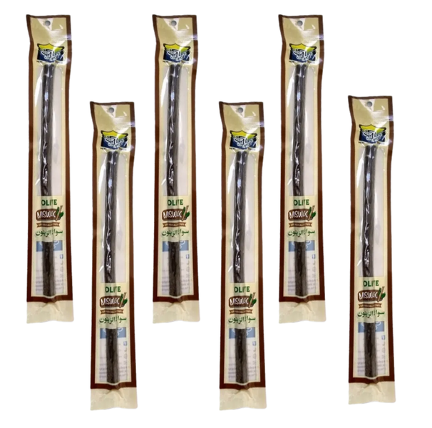 Miswak Olive ( Toothbrush)- Al Khair - 6 Pack