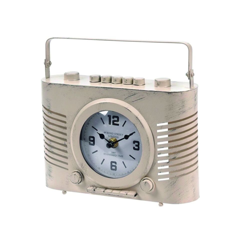 Table Clock Vintage Radio Model Shop Today. Get it Tomorrow