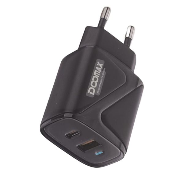Doomax Fast Charging Adapter 20watt Dual Port-USB+Type C