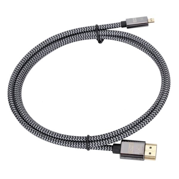 Micro Conversion HDMI to HDMI HD Video Braided Net Computer Connection Acce