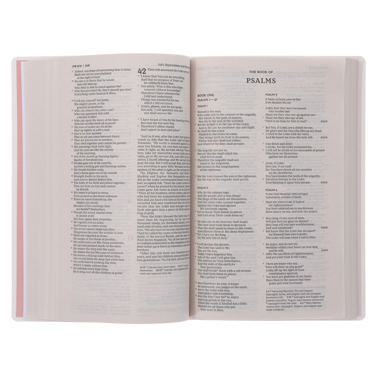 NKJV, Gift and Award Bible, Leather-Look, Pink, Red Letter Edition