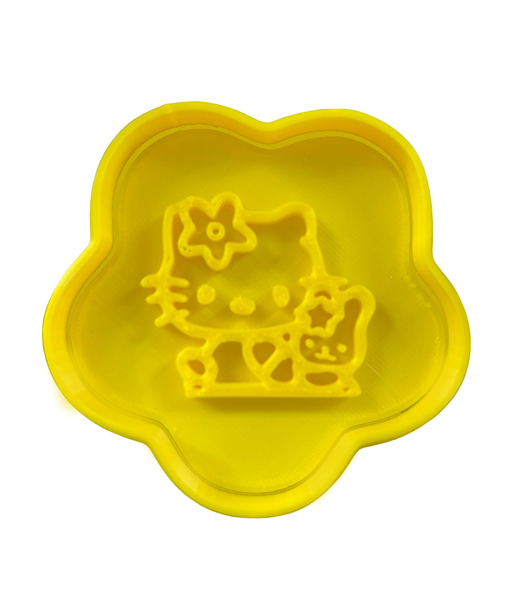 Hubbe Cookie Cutter - Flower Hello Kitty Badge