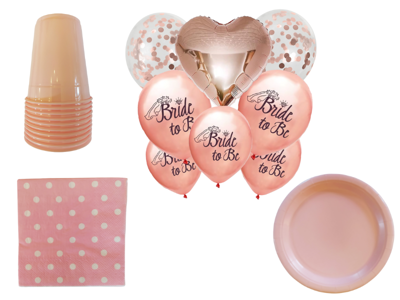 48 Piece - Pink &amp; Polka Dots image