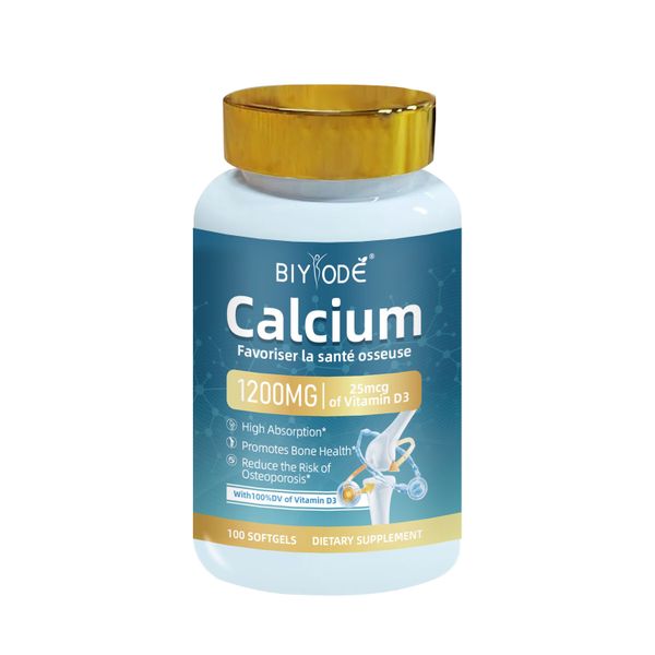 Biyode100 Softgels Calcium High Absorption 100%Vitamin D3