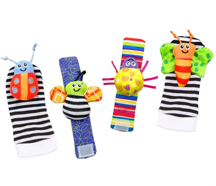 Newborn Rattle Socks Set - Sensory Exploration for Infants, Perfect Gift!