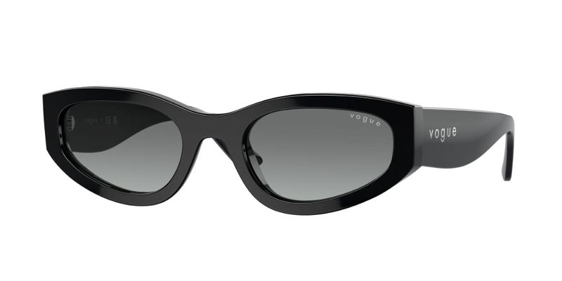 Vogue irregular Sunglasses - Woman - Black