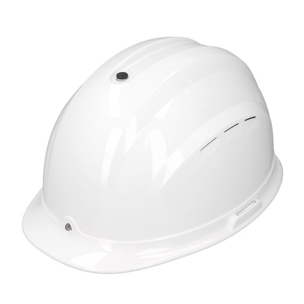 Cooling Safety Helmet with Dual Fan and Light, High Impact Resistance