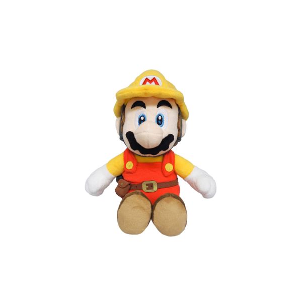 Officially Licensed 10" Builder Mario Plush