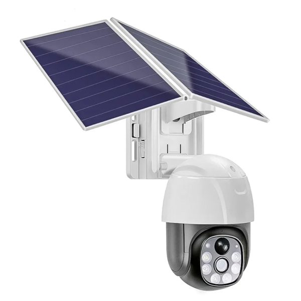 4G Smart Outdoor Solar Home Security Camera , PTZ With Two-way Audio