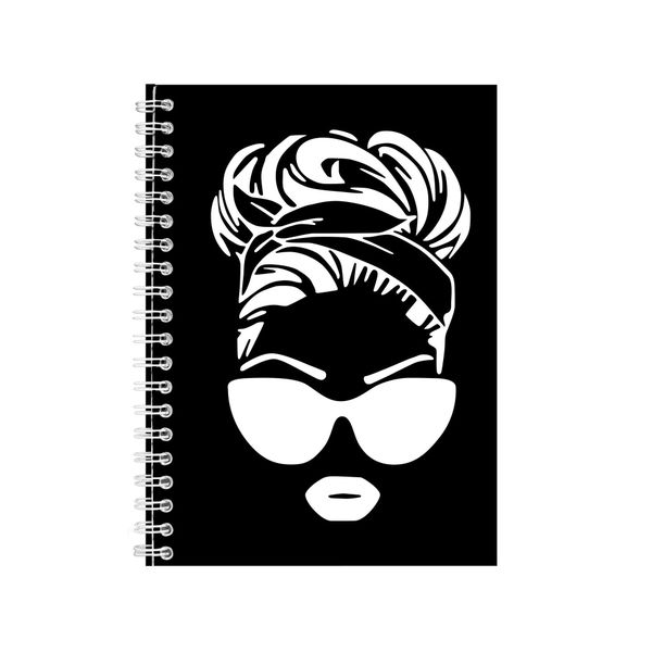 Lady Face Notebook Yoga Gift Idea Writing Book Notepad Pad 29