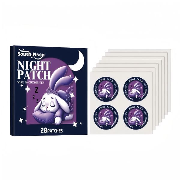 28-Piece Plant Cartoon Sleep Patch - Lavender &amp; Chamomile for Relaxation