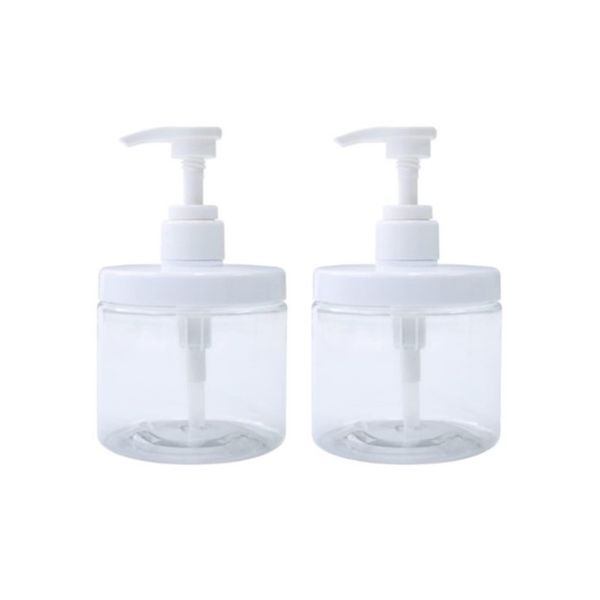 Pump Bottle Dispenser - 300ml (Pack of 2)