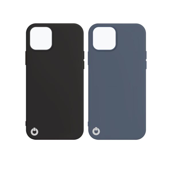 Toni Twin Silicone Apple iPhone 13 Mini - Black/Blue