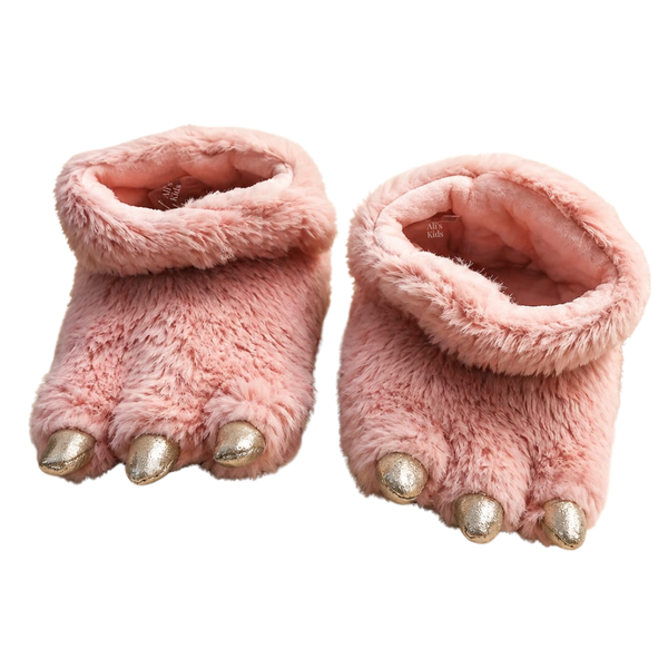 Ali's Kids Warm Dinosaur Claw Slippers - (Size 7-13)