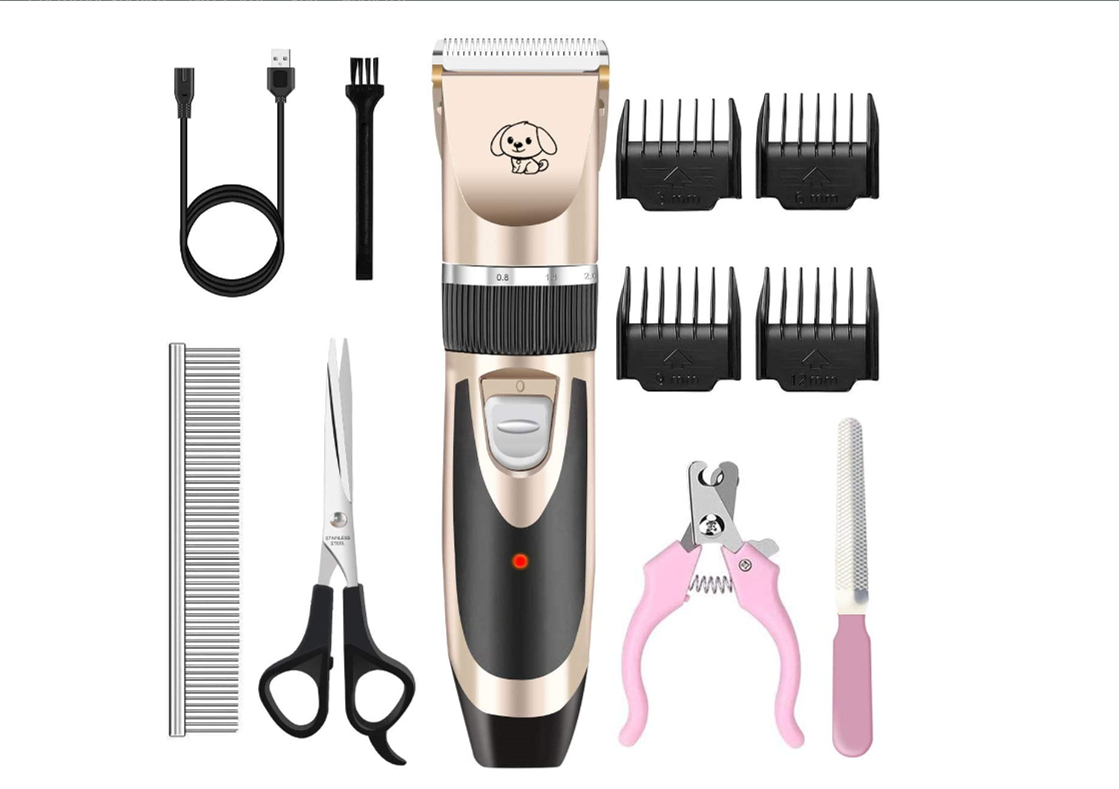 Pets Hair Trimmer Clipper Rechargeable with Grooming Kit | Shop Today ...