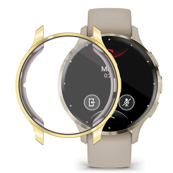 TPU Protective case for Garmin Venu 3 45mm-Gold