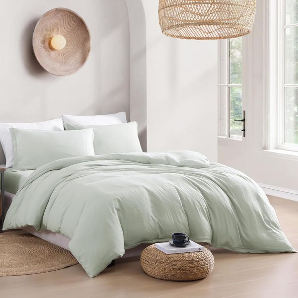 Mineral Duvet Cover Full Size - 3 Piece Soft Microfiber Bedding Set
