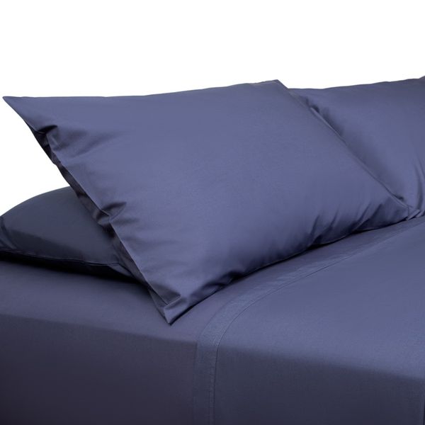Miss Lyn 200 Thread Count Pillowslip Pair - Steel Blue