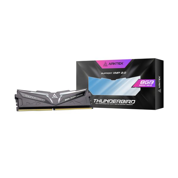 Arktek 8GB DDR4 3200Mhz Desktop Gaming Memory Heatsink