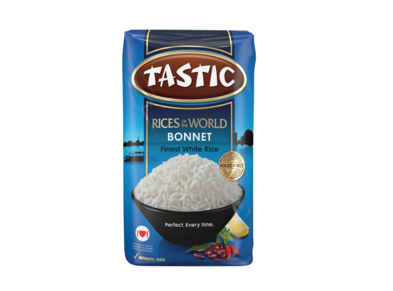 Tastic Bonnet White Rice 2kg