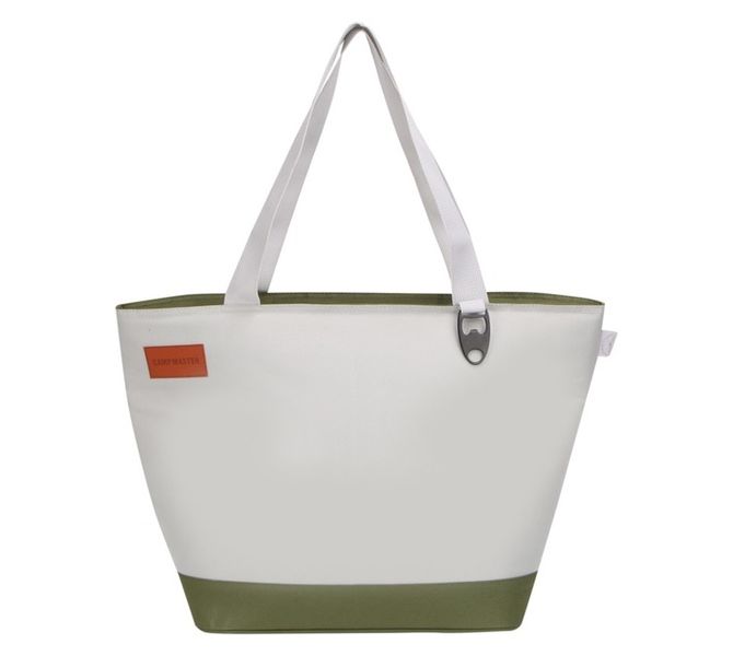 Tote Delux Cooler Bag White/Green